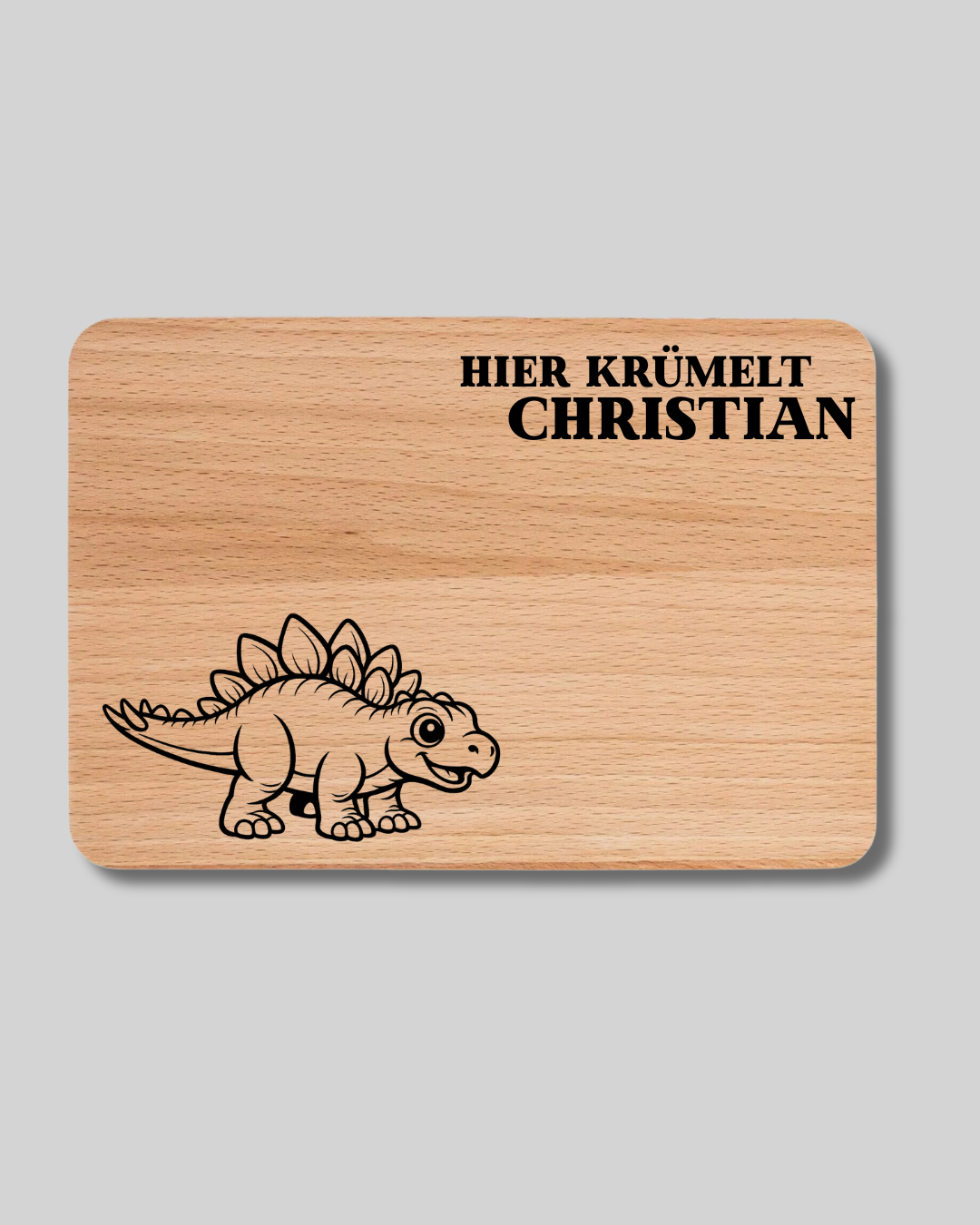 Hier krümelt ... Dinosaurier - Vesperbrett