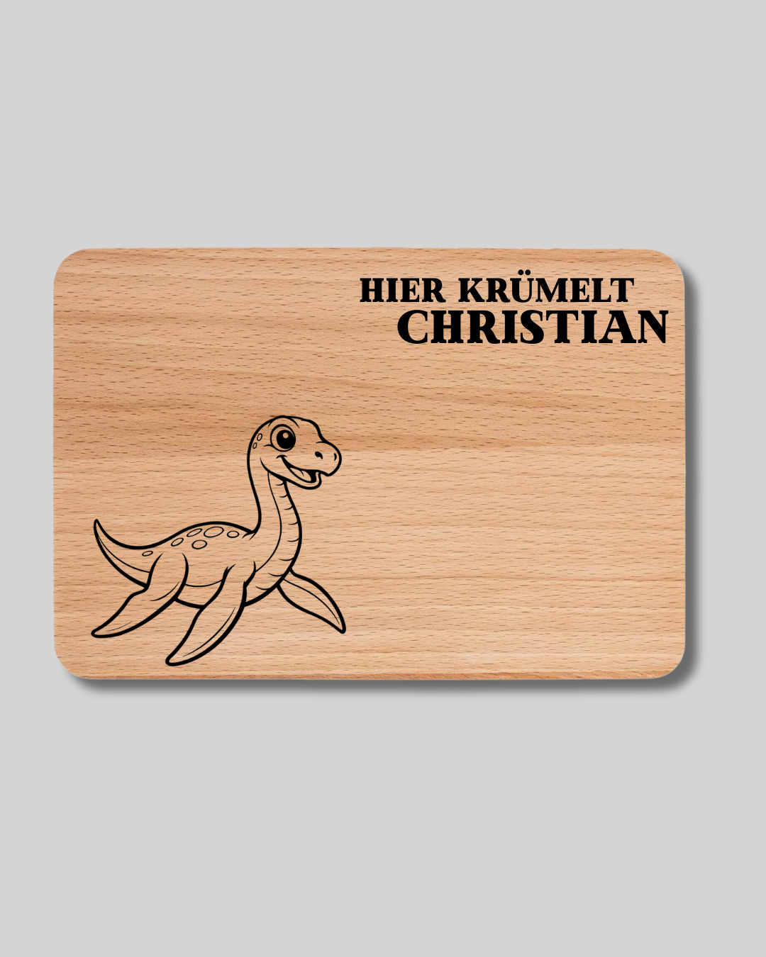 Hier krümelt ... Dinosaurier - Vesperbrett